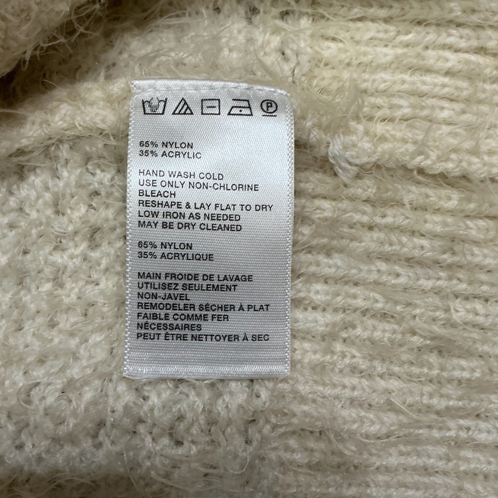 Pins And Needles Cream Fuzzy Open Front Cardigan … - image 6